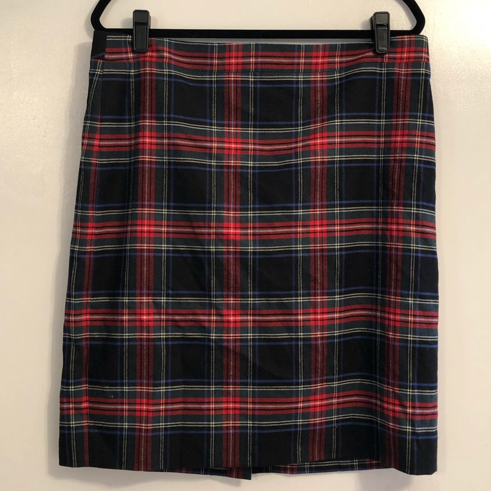J Crew Plaid Tartan Skirt 14